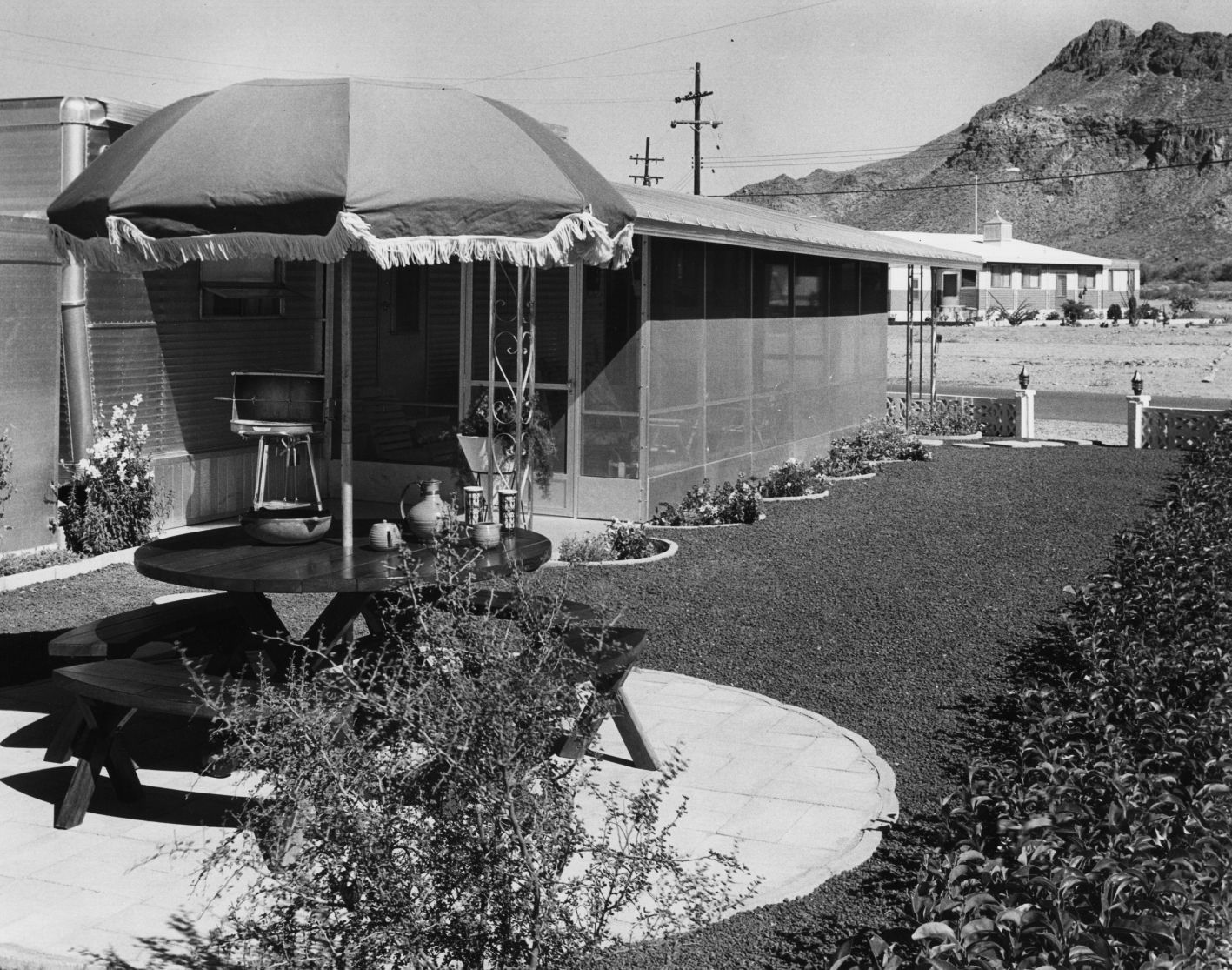 Mobile homes in 1962